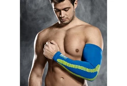 Select Thermounterhemd Kompressions Armbandage Hellblau/Blau