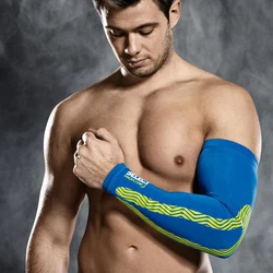 Select Thermounterhemd Kompressions Armbandage Hellblau/Blau