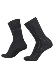 Socken men socks 2er basic dot anthra 39-42