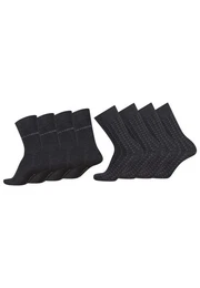 Socken men socks 8er basic dot anthra 43-46