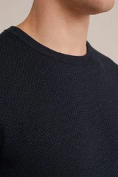 WE Fashion Sweater Dunkelblau/Schwarz/Blau