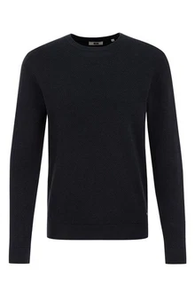 WE Fashion Sweater Dunkelblau/Schwarz/Blau