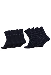 Socken men socks 8er basic dot dark navy 39-42