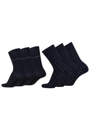 Socken men socks 6er basic dot dark navy 39-42