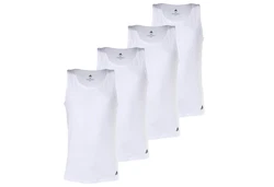 adidas Sportswear Unterhemd Herren Tank Top Active Flex Cotton (Packung) Weiß/Dunkelblau