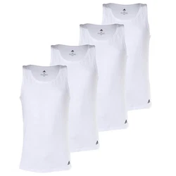 adidas Sportswear Unterhemd Herren Tank Top Active Flex Cotton (Packung) Weiß/Dunkelblau