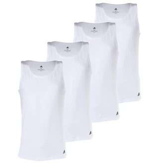 adidas Sportswear Unterhemd Herren Tank Top Active Flex Cotton (Packung) Weiß/Dunkelblau