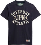 Superdry Kurzarmshirt VINTAGE ATHLETIC S/S TEE Hellblau/Dunkelblau