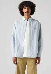 LEVI'S Hemd 'Authentic' BUTTON DOWN marine/offwhite