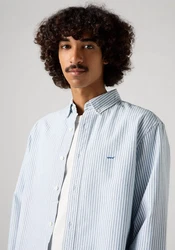LEVI'S Hemd 'Authentic' BUTTON DOWN marine/offwhite