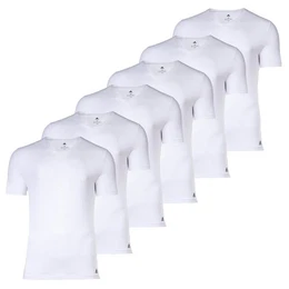 T-Shirt Herren T-Shirt, 6er Pack - Active Flex Cotton, (Packung, 6er Pack)