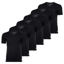 adidas Sportswear T-Shirt Herren Active Flex Cotton 6er Pack Schwarz/Dunkelblau