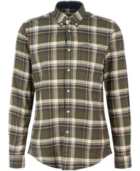 Barbour Hemd Shieldton Dunkelgrün/Grün