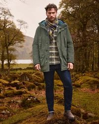 Barbour Hemd Shieldton Dunkelgrün/Grün