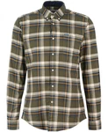 Barbour Hemd Shieldton Dunkelgrün/Grün