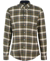 Barbour Hemd Shieldton Dunkelgrün/Grün