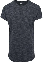 T-Shirt Herren Long Space Dye Turn Up Tee (1-tlg)