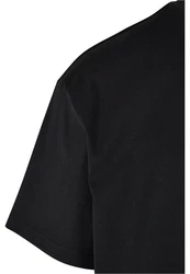 URBAN CLASSICS Herren Oversized Mid Embroidery Tee Schwarz/Braun/Rot