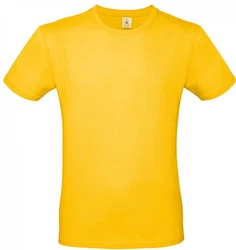 B&C Herren T-Shirt E150 Gelb