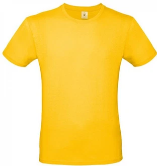 B&C Herren T-Shirt E150 Gelb