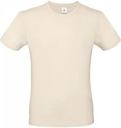 B&C Herren T-Shirt E150 Khaki/Weiß/Beige