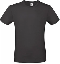 B&C Herren T-Shirt E150 Dunkelgrau/Grau/Schwarz
