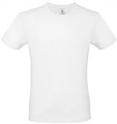 B&C Herren T-Shirt E150 Weiß/Creme