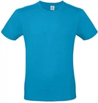 B&C Herren T-Shirt E150 Hellblau/Türkis/Blau