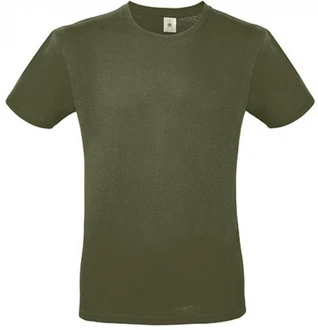 B&C Herren T-Shirt E150 Dunkelgrün/Grün