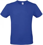 B&C Herren T-Shirt E150 Blau/Dunkelblau