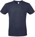 B&C Herren T-Shirt E150 Dunkelblau