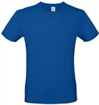 B&C Herren T-Shirt E150 Blau/Dunkelblau/Hellblau