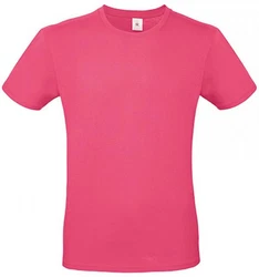 B&C Herren T-Shirt E150 Rosa