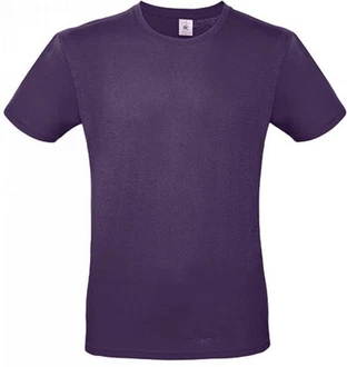 B&C Herren T-Shirt E150 Lila