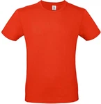 B&C Herren T-Shirt E150 Orange/Rot