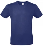 B&C Herren T-Shirt E150 Dunkelblau/Blau