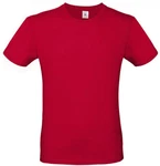B&C Herren T-Shirt E150 Rot/Dunkelrot B&C Herren T-Shirt E150 Rot/Dunkelrot