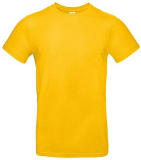 B&C Rundhalsshirt T-Shirt E190 Gelb