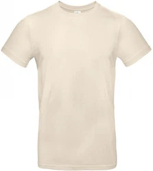 B&C Rundhalsshirt T-Shirt E190 Khaki/Weiß/Beige