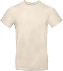 B&C Rundhalsshirt T-Shirt E190 Khaki/Weiß/Beige