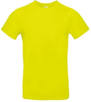 B&C Rundhalsshirt T-Shirt E190 Gelb/Neonfarben/Grün