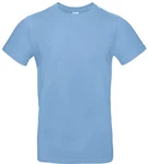 B&C Rundhalsshirt T-Shirt E190 Hellblau/Blau