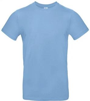 B&C Rundhalsshirt T-Shirt E190 Hellblau/Blau