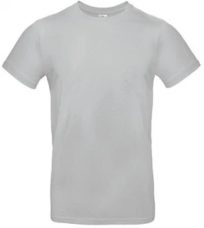 B&C Rundhalsshirt T-Shirt E190 Grau/Hellgrau