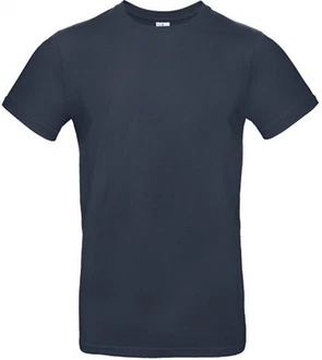 B&C Rundhalsshirt T-Shirt E190 Dunkelblau