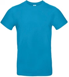 B&C Rundhalsshirt T-Shirt E190 Türkis/Blau/Hellblau