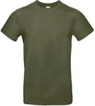 B&C Rundhalsshirt T-Shirt E190 Dunkelgrün/Khaki