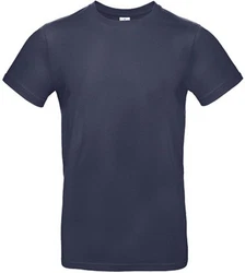 B&C Rundhalsshirt T-Shirt E190 Dunkelblau