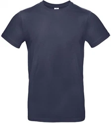 B&C Rundhalsshirt T-Shirt E190 Dunkelblau