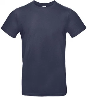 B&C Rundhalsshirt T-Shirt E190 Dunkelblau